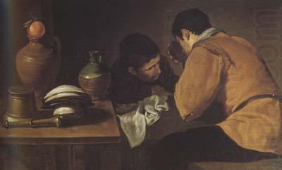 Deux Jeunes Gens a table (df02), Diego Velazquez